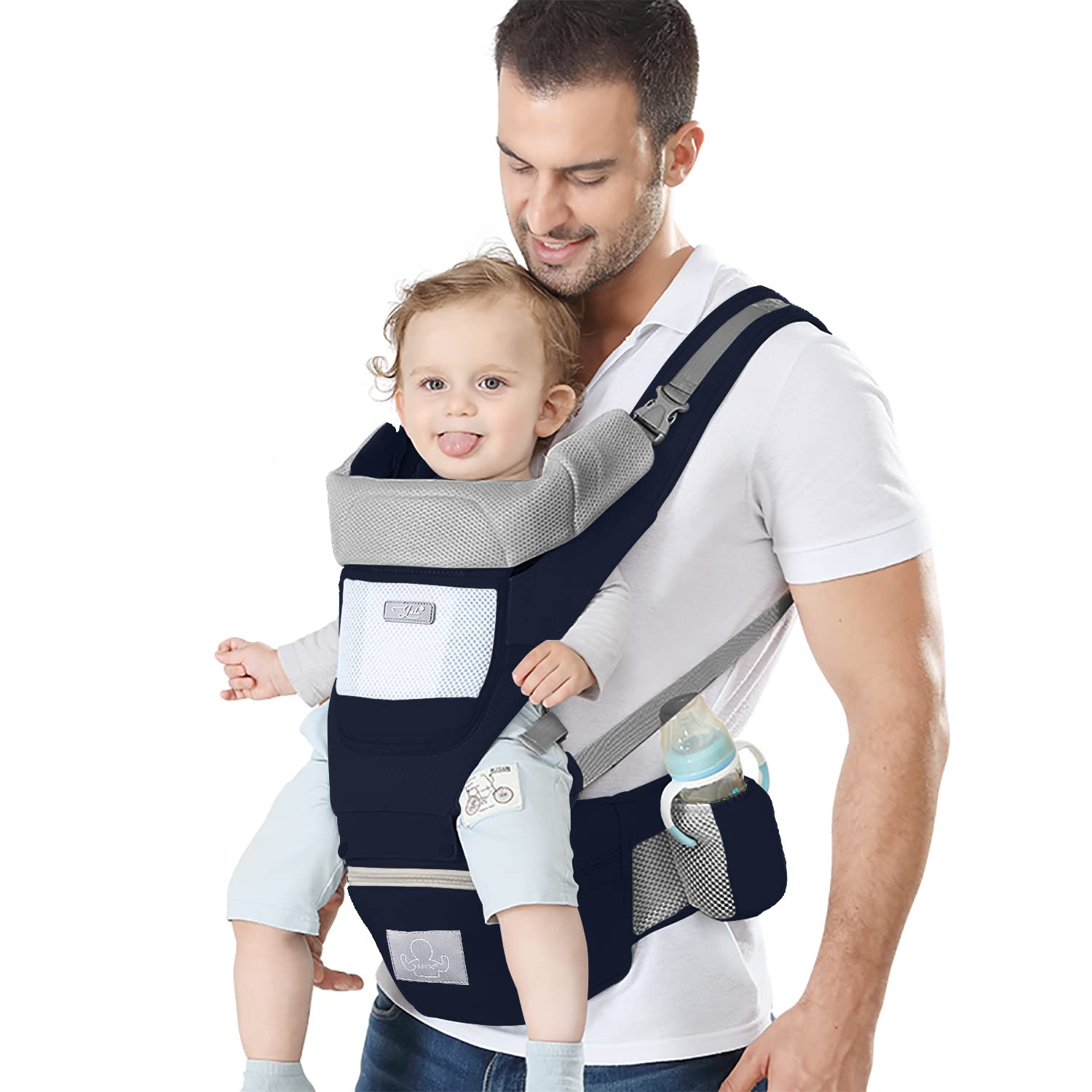 YSSKTC portabebés ergonómico con asiento tipo canguro