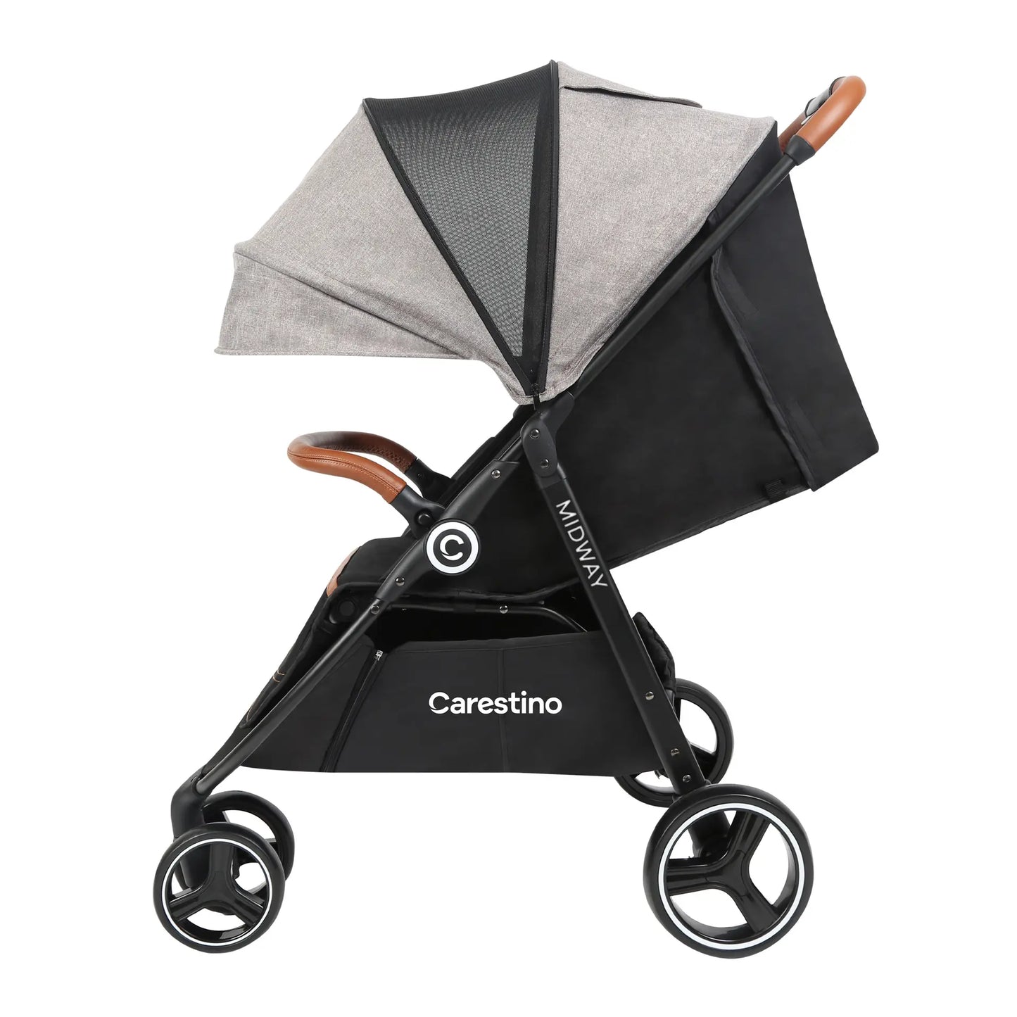 Coche MIDWAY + cobertor de lluvia + mosquitero