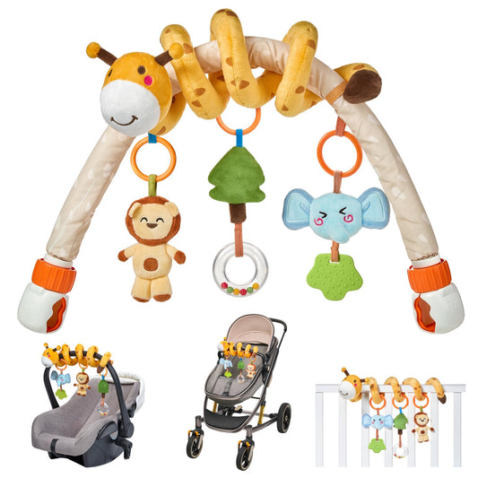 TUMAMA - Juguete de arco para cochecito de bebé, móvil portátil para bebés