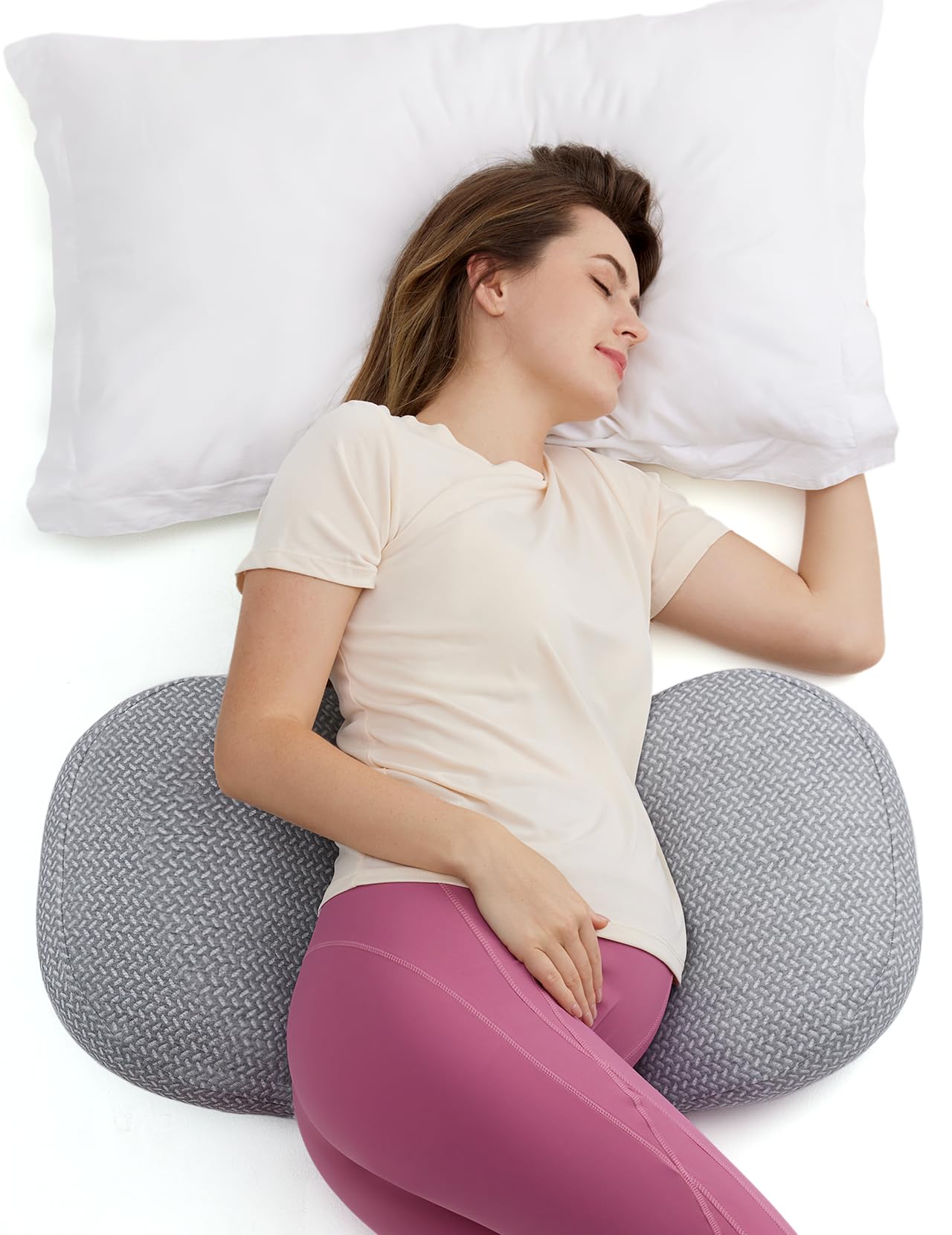 Almohada de embarazo portátil Momcozy para dormir