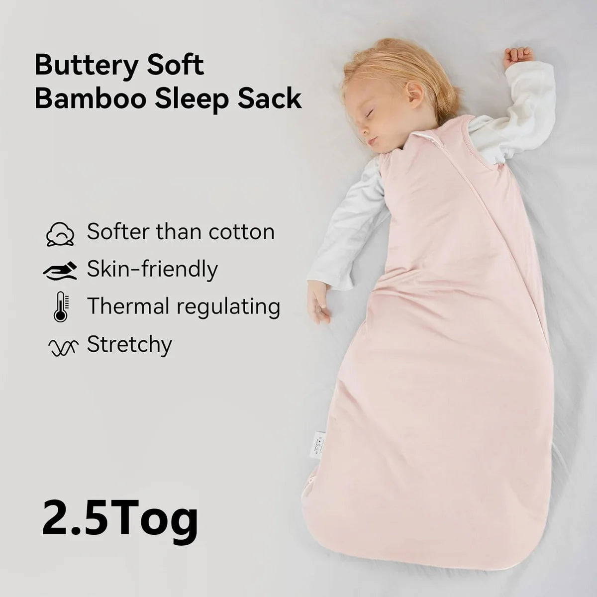 Bamboo Sleep Sack 2.5 TOG – 0-6 meses