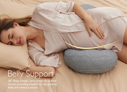 Almohada de embarazo portátil Momcozy para dormir