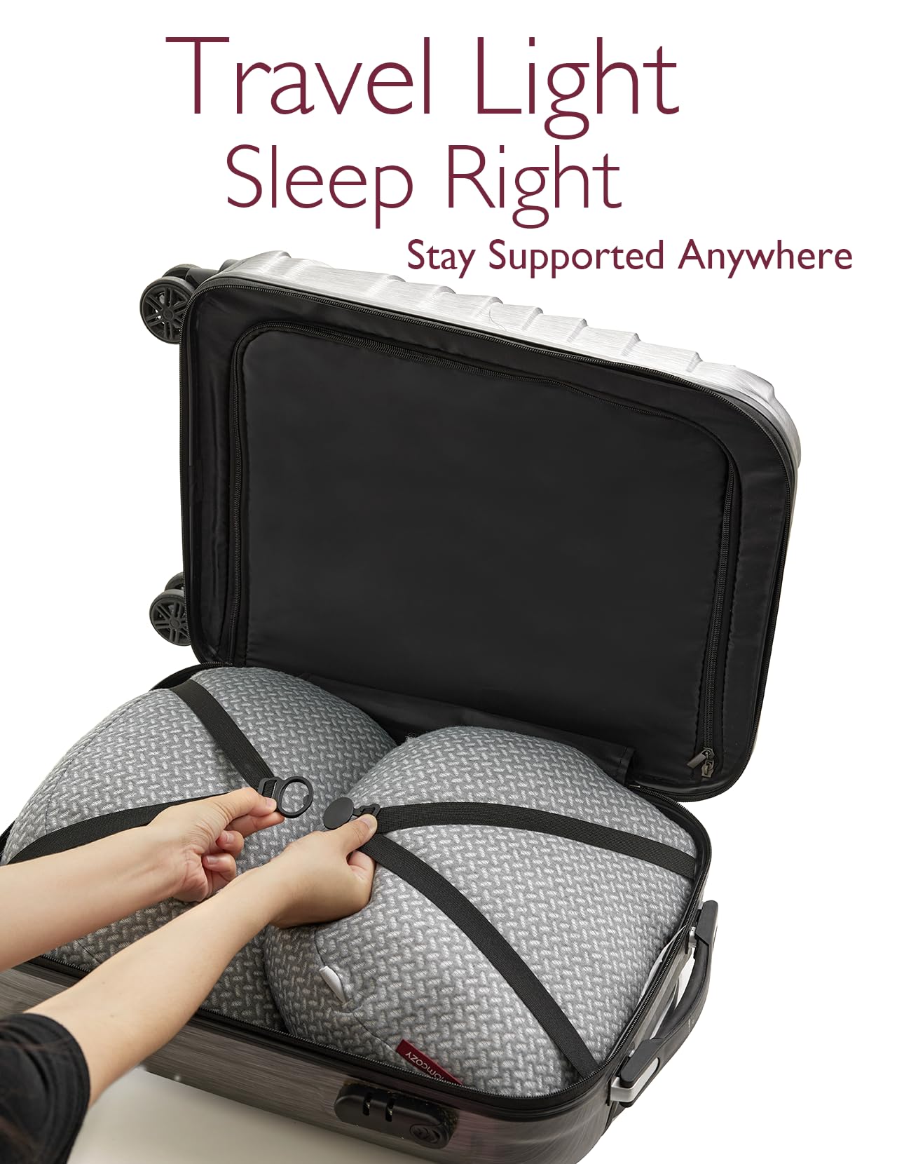 Almohada de embarazo portátil Momcozy para dormir