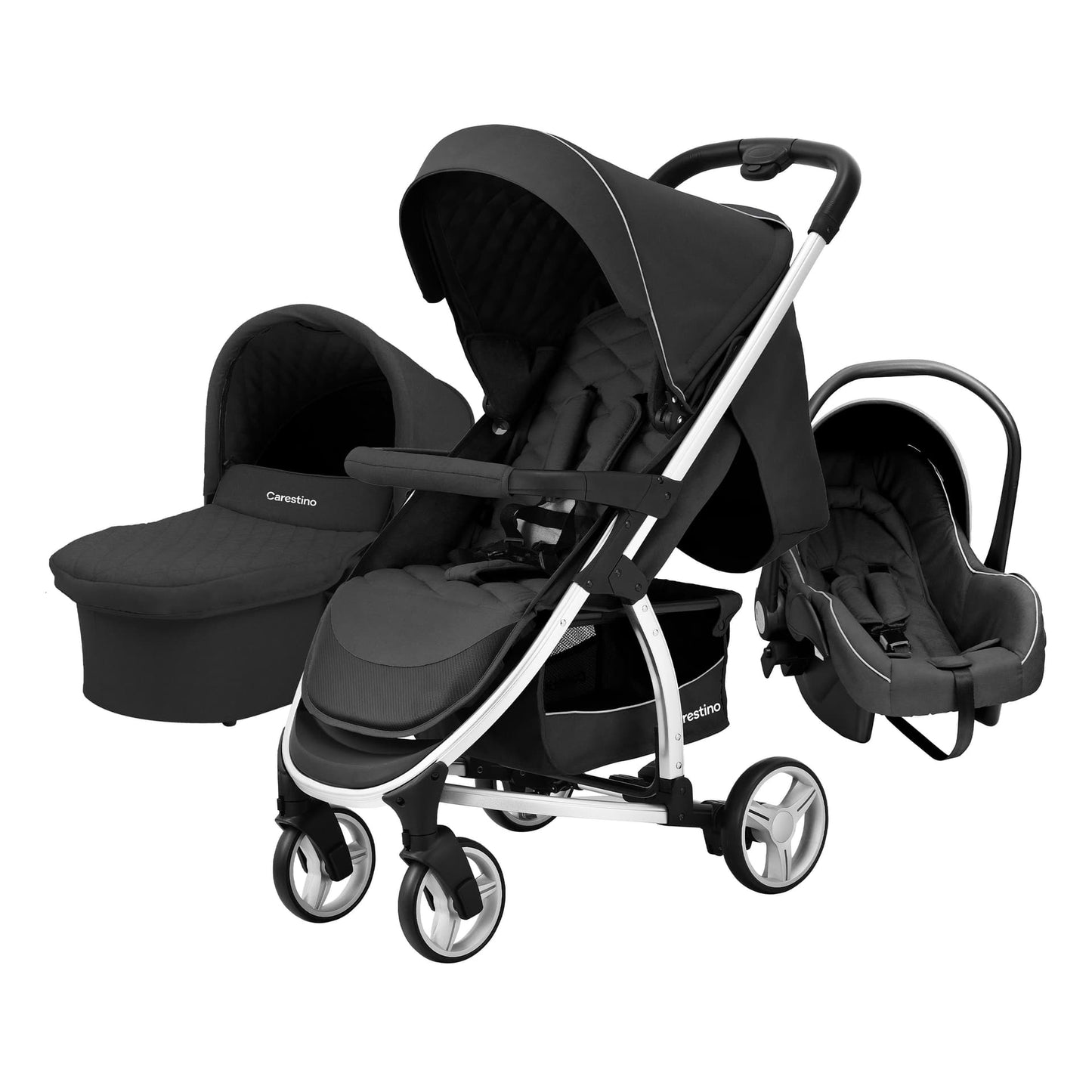 Coche LONDON Con Accesorios, negro