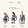 Ergobaby Embrace - Portabebés acogedor para recién nacido (7-25 libras), punto Ponte, azul Oxford