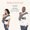 Ergobaby Embrace - Portabebés acogedor para recién nacido (7-25 libras), punto Ponte, azul Oxford