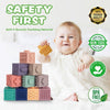 Juguetes Montessori 3 en 1 para bebés de 0-3-6-12 meses
