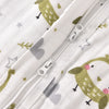 Saco de dormir para bebé de 2 a 4 años, 100 % algodón orgánico, 0,5 TOG
