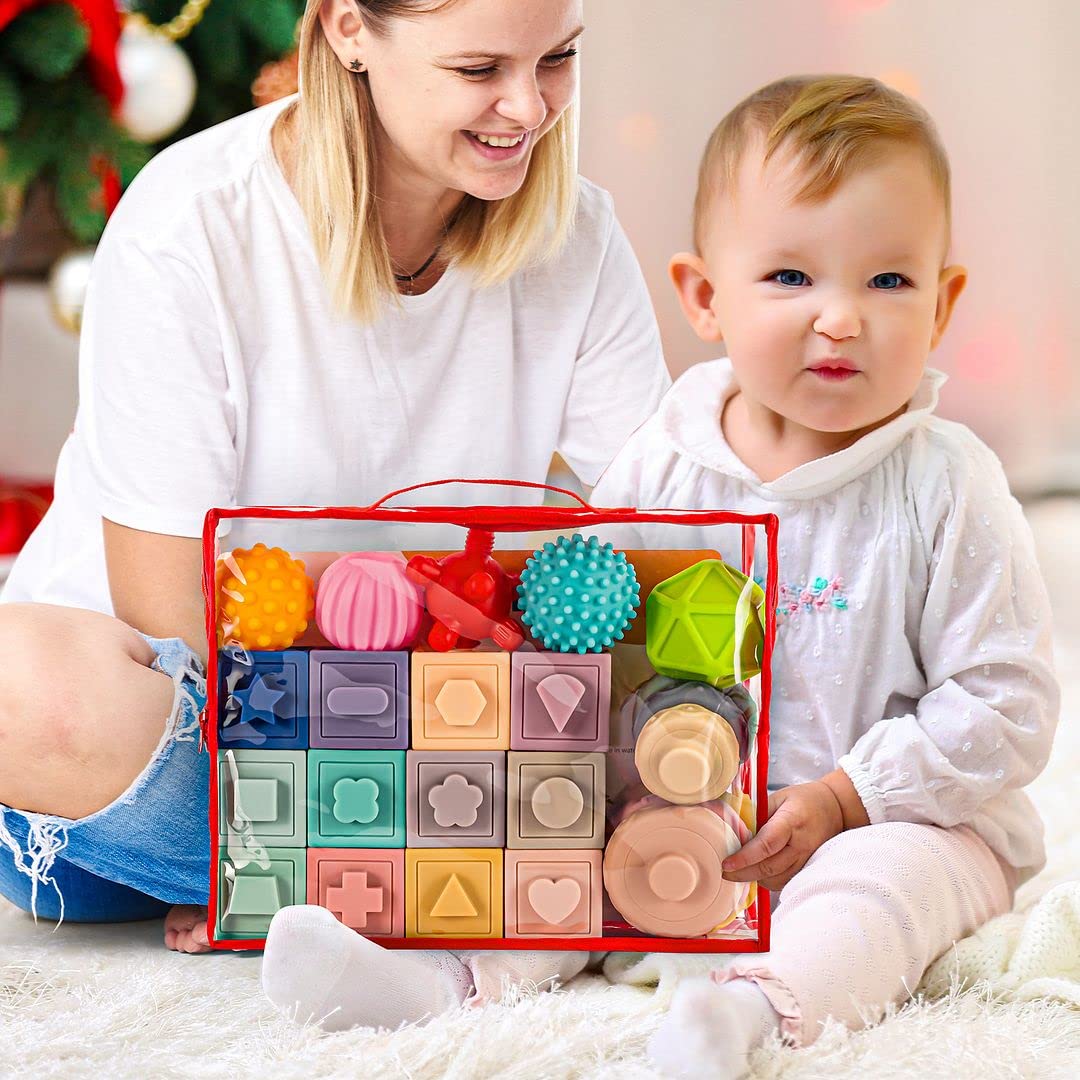 Juguetes Montessori 3 en 1 para bebés de 0-3-6-12 meses – Mom to Mom