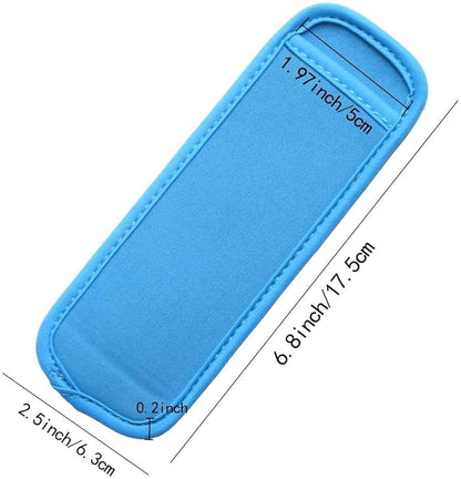 Paquete de 23 bolsas reutilizables para paletas heladas, fundas anticongelantes, 8 colores