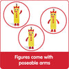 hand2mind Numberblocks Amigos del uno al cinco, figuras de juguete coleccionables
