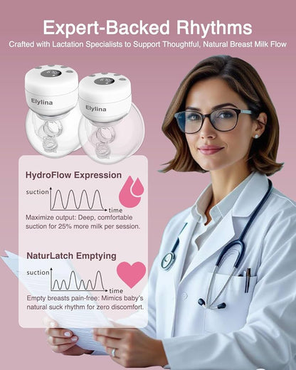 Extractor de leche portátil manos libres