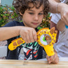 Martillo de jirafa de metal real para niños, funda de seguridad