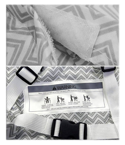 Funda para carrito de compras 2 en 1 y funda para silla alta para bebé