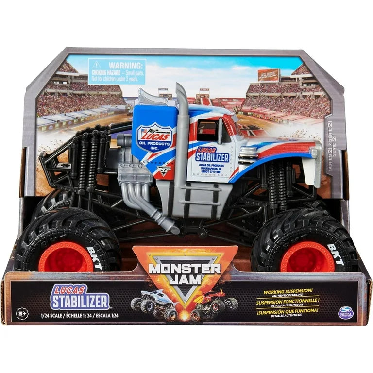 Monster Jam Lucas Stabilizer Monster Truck Llantas Cromadas para Vehículos