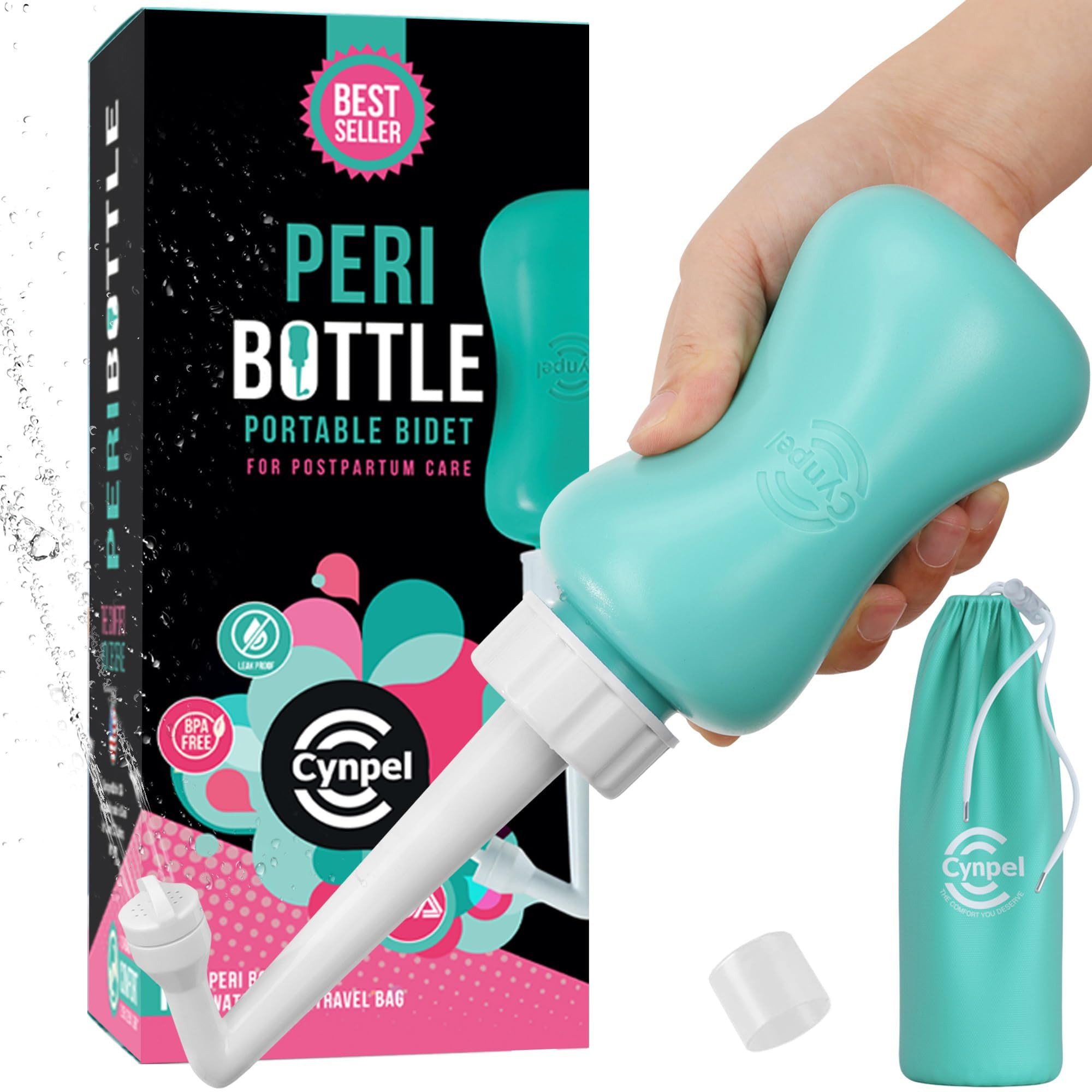 Peri Bottle - El bidé original portátil en forma de botella para el cuidado femenino