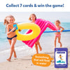 Skillmatics Juego de cartas de búsqueda del tesoro – Found It Beach