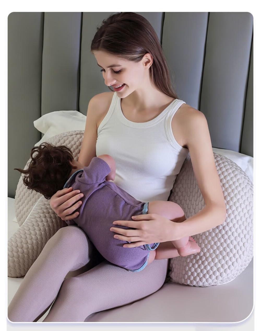 Almohada lateral para apoyar la cintura de las mujeres embarazadas