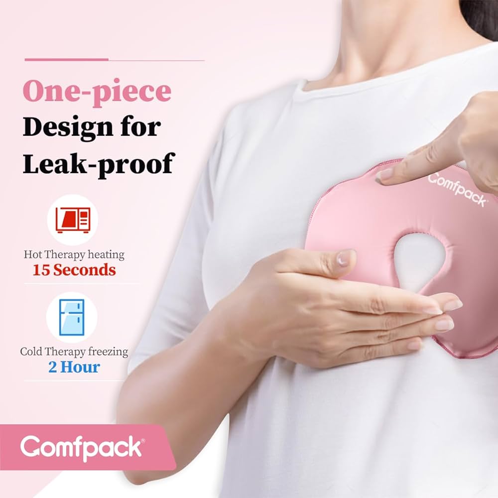 Paquetes de terapia de lactancia materna, paquete de 2 almohadillas