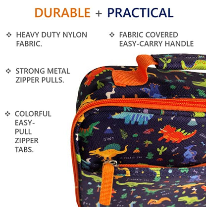 Bolsa de almuerzo con botella de agua y paquete de hielo