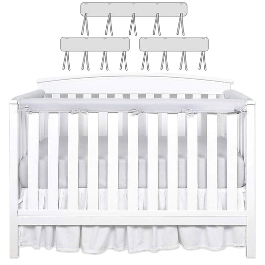 Juego de tiras suaves grises de 3 piezas, piezas largas