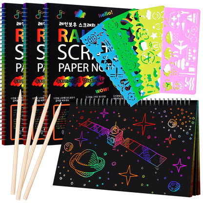 Cuaderno de dibujo Scratch Arts para niños