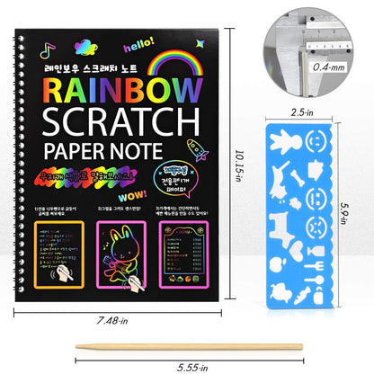 Cuaderno de dibujo Scratch Arts para niños