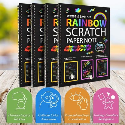 Cuaderno de dibujo Scratch Arts para niños