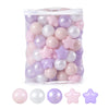 GOGOSO Pelotas de hoyo de estrellas rosas y moradas