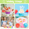 R HORSE 36 moldes de silicona para cupcakes con formas