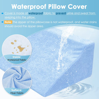 Almohada de cuña para dormir de lado en el embarazo