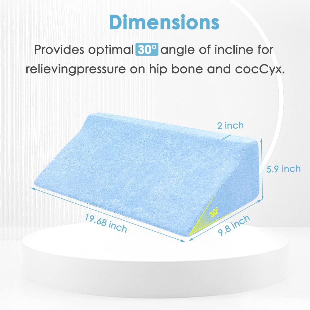 Almohada de cuña para dormir de lado en el embarazo