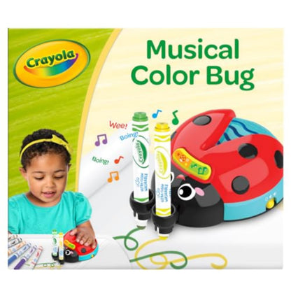 Crayola Musical Color Bug, juguete sensorial para niños pequeños