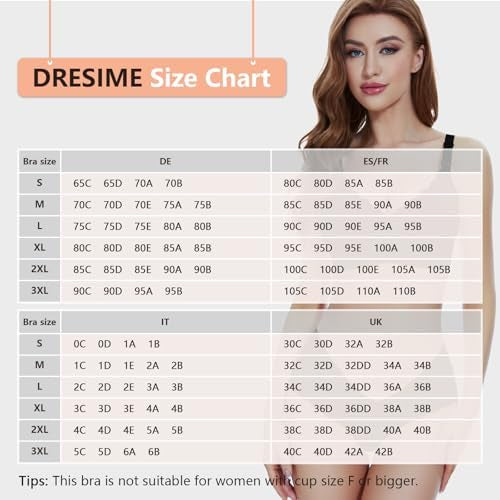Dresime sujetador de embarazo ultra cómodo, talla XL
