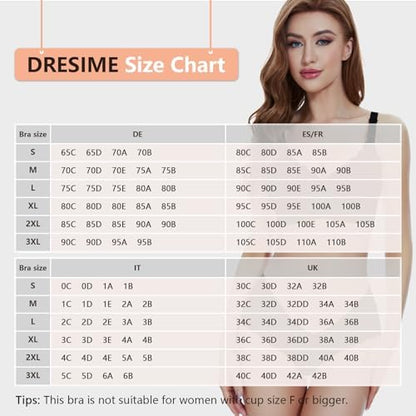 Dresime sujetador de embarazo ultra cómodo, talla XL