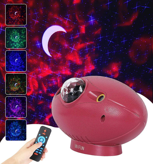 Proyector de nube de nebulosa LED de galaxia con altavoz de música