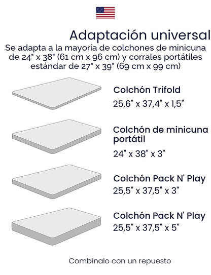 Graco Pack and Play Sábanas bajeras, TotAha