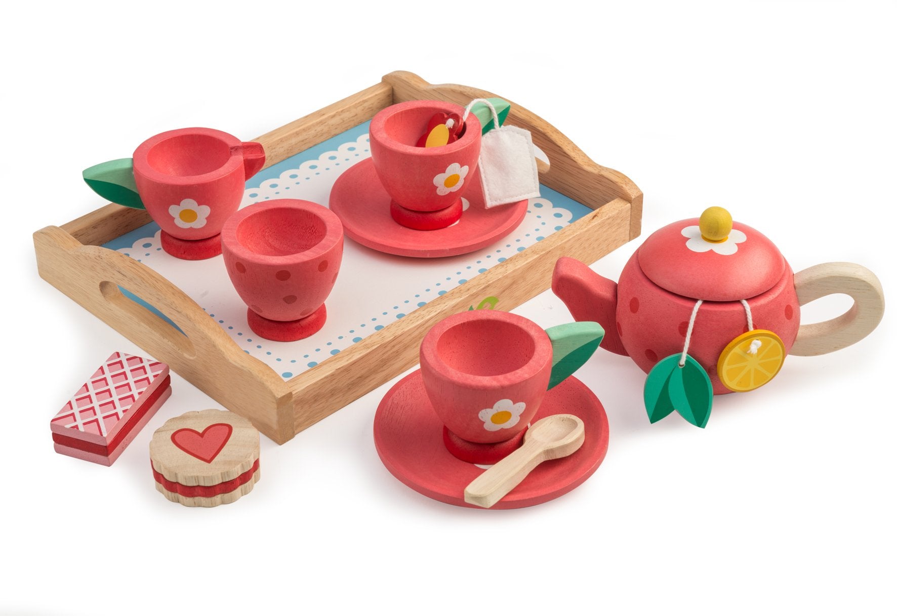 Tender Leaf Toys - Juego de bandeja de té