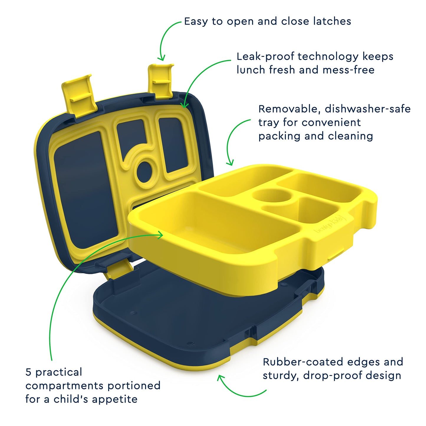 Bentgo® Kids Prints - Lonchera infantil a prueba de fugas