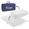 Colchón plegable Hiccapop de tres pliegues para viajes (96,5 x 66,5 x 3,8 cm) con bolsa de transporte