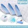 Epica protector de cama de primera calidad, acolchado, impermeable y lavable, 34" x 51"