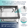 Colchón plegable Hiccapop de tres pliegues para viajes (96,5 x 66,5 x 3,8 cm) con bolsa de transporte