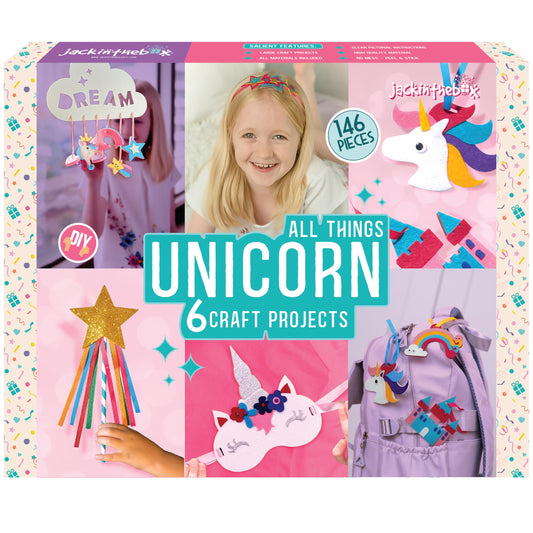 jackinthebox Manualidades de unicornio para niños de 5 a 8 años