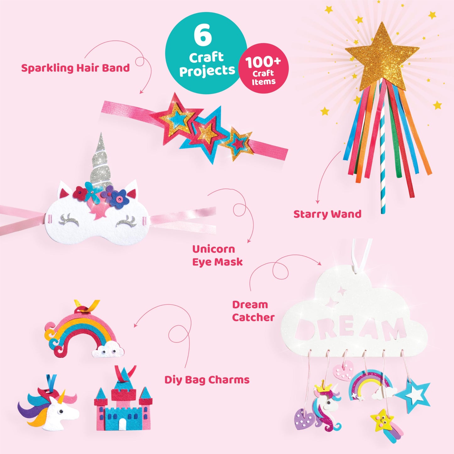 jackinthebox Manualidades de unicornio para niños de 5 a 8 años