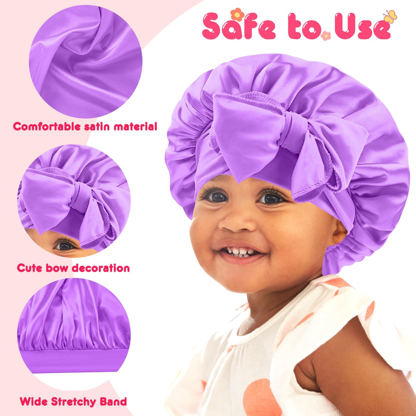 Gorro de seda para bebé