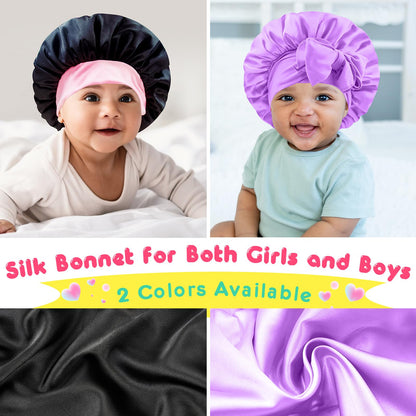 Gorro de seda para bebé