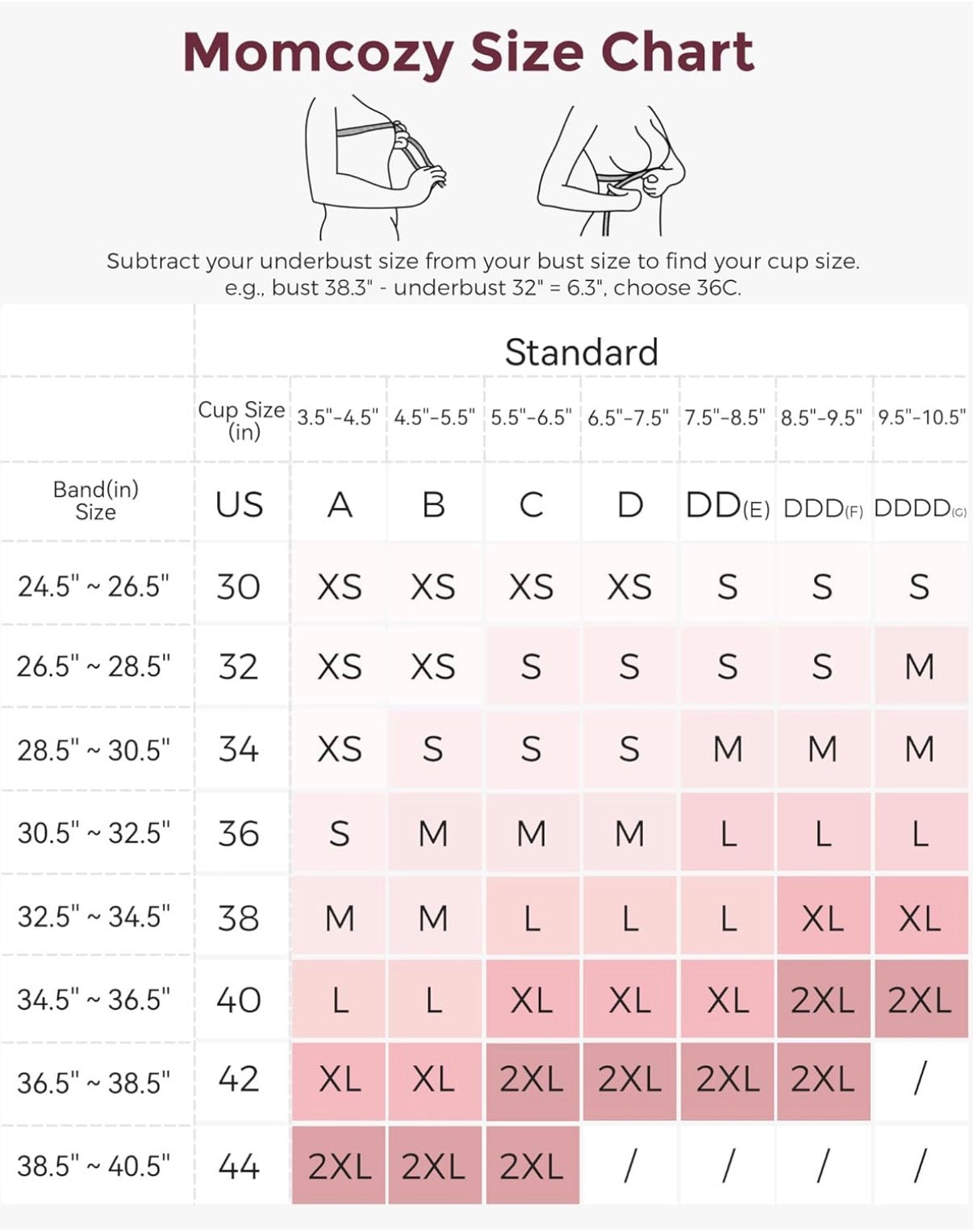 Momcozy – Sujetador de bombeo con manos libres, Talla XL
