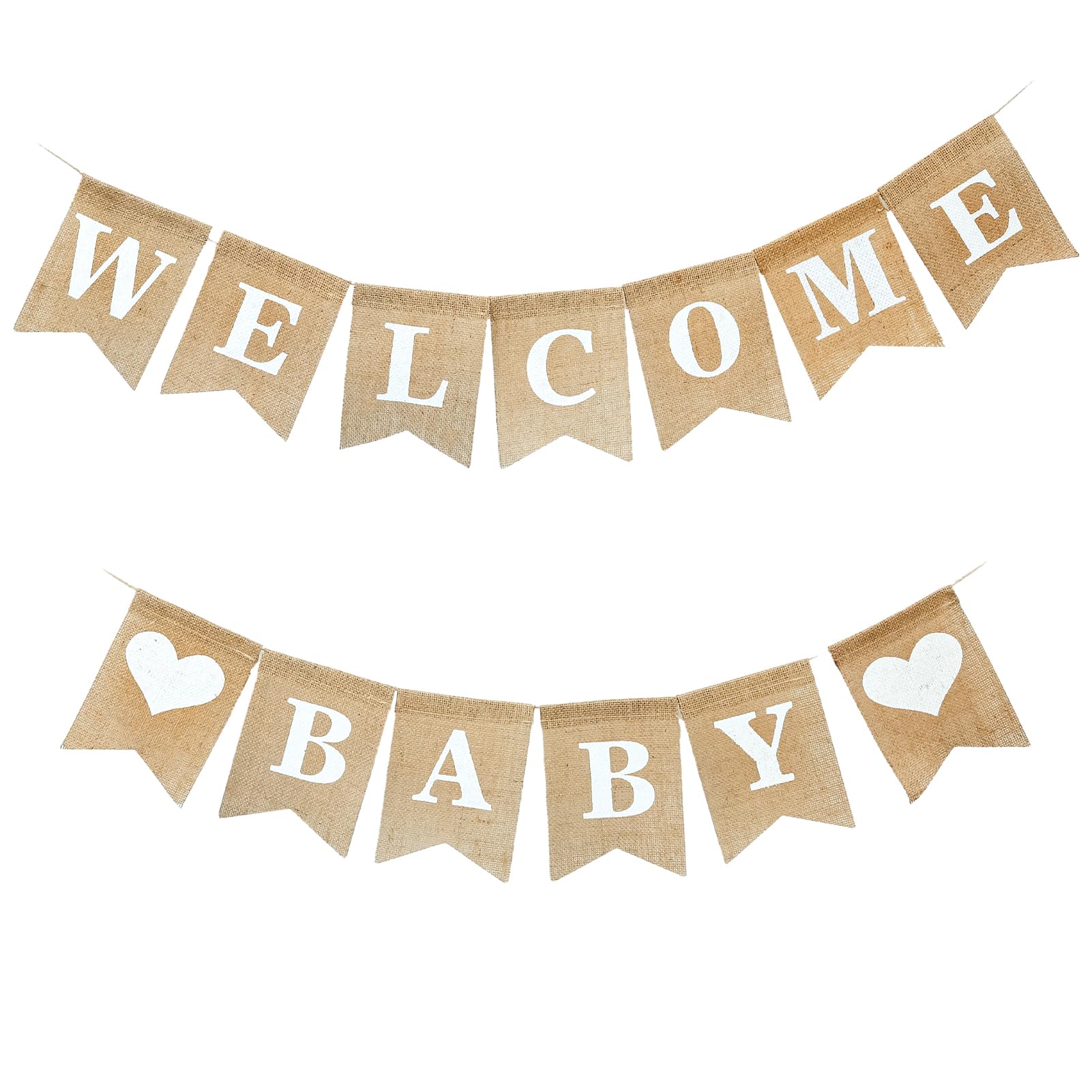 Letrero de bienvenida para bebé: elegante pancarta