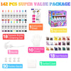 Kit de teñido anudado, set de teñido anudado para niños, 18 colores vibrantes