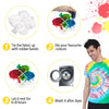 Kit de teñido anudado, set de teñido anudado para niños, 18 colores vibrantes